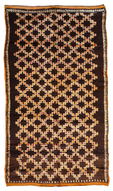 MOROCCAN HIGH ATLAS BERBER CARPET.
