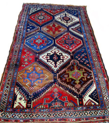 RARE OLD LURI TRIBAL RUG