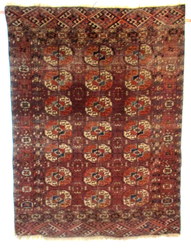 ANTIQUE TEKKE TURKOMAN RUG