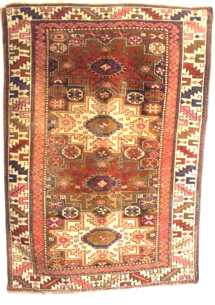 ANTIQUE CAUCASIAN RUG