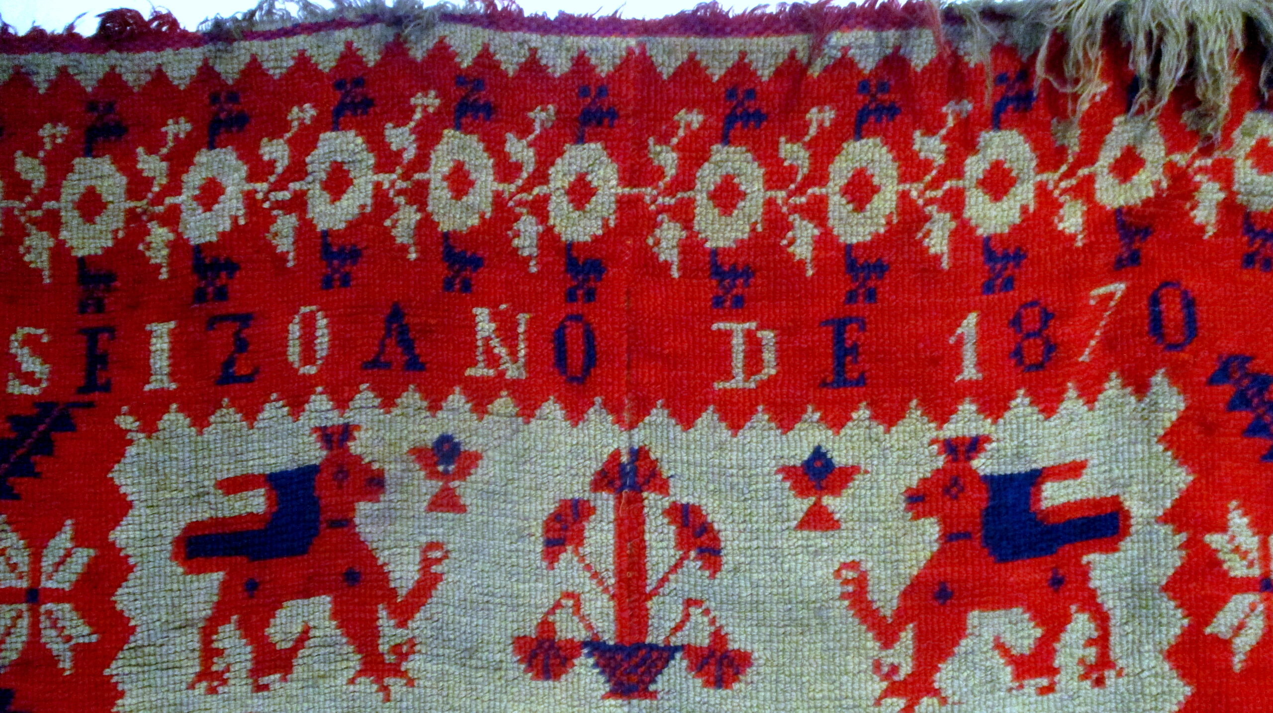 A VERY RARE RUG FROM THE ALPUJARRAS MOUNTAIN RANGE IN SOUTHERN SPAIN - Bild 2
