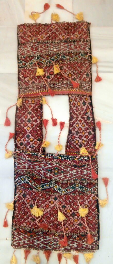 MOROCCAN BERBER PART SILK SADDLE BAGS